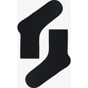 Siyah Erkek Rahat Bilek Lastikli Basic Pamuklu Soket Çorap