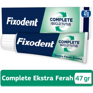 Complete Ekstra Ferah Diş Protezi Yapıştırıcı Krem 47G