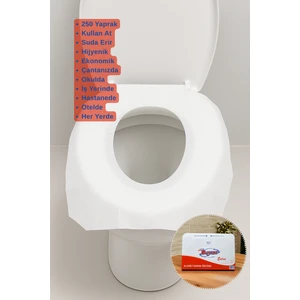 Klozet Kapak Örtüsü - 250 Adet (1 Paket)