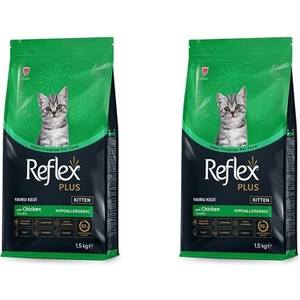Reflex Plus Tavuklu Yavru Kedi Maması 1,5 kg 2 Adet