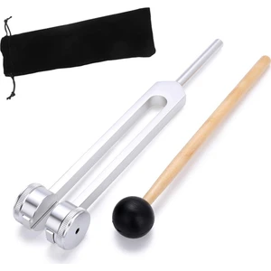 Tuning Fork 128 Hz, C-128 Frekans Alüminyum Alaşım Taylor Hammer ile Iyileşme Çatalı Çatal Çatal (Yurt Dışından)