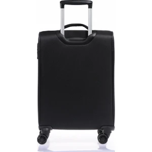 Pierre Cardin Ultra Light Hafif Lüx Kumaş Kabin Boy Valiz Siyah 04PC4200