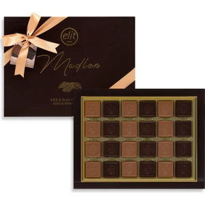 Elit Çikolata Madlen Çikolata Kahverengi Kutu 375g Glutensiz