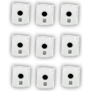 Lg A939KBGS/A937KGMS Ev Tipi Elektrikli Süpürge Torbası Toz Toplama Torbası Çöp Torbası Temizlik Robotu Aksesuarları Için 9 Adet (Yurt Dışından)