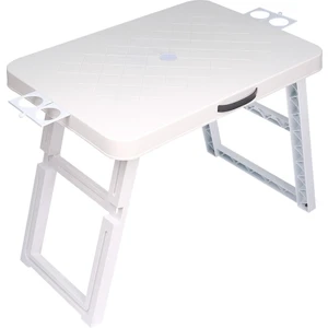 Büyük Boy Katlanabilir Taşıma Kulplu Portatif Plastik Kamp ve Balkon Sehpası ( 68X48X55 cm )