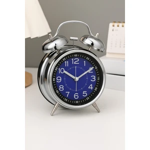 Büyük Boy Işıklı Fosforlu Masa Saati - Metal Çalar Saat  7178481