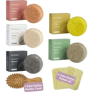 Katı Şampuan Tam Boy 5 Çeşit Deneme Seti 5X105 G