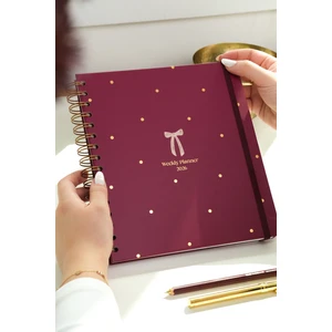 Matt Notebook 2026 Yılı Haftalık Kare Ajanda 196 Adet Fiyonk 19x21 Ölçülerinde Tekil Ajanda