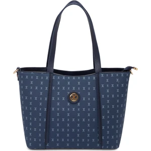 Lacivert Print Kadın Omuz Çantası - S1WPR0000804-T1F