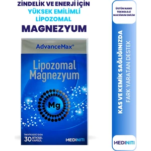 Mediniti Advancemax Lipozomal Magnezyum 30 Kapsül 8684375607501