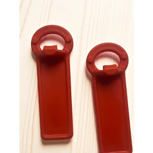 2 Adet Sert Plastik Konserve/ Kavanoz Açacağı-Kırmızı