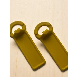 2 Adet Sert Plastik Konserve/ Kavanoz Açacağı-Hardal Renkli