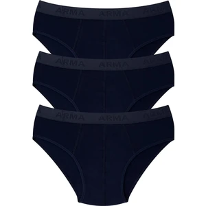 Erkek Bambu Slip Külot Düz Lacivert 3'lü Paket