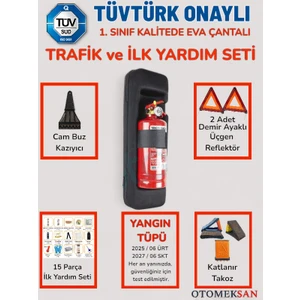Demir Group Trafik Seti, Ilk Yardım Çantası, Araç Muayene Trafik Çantası, Iron