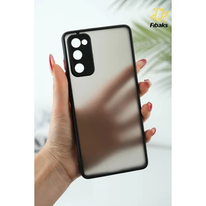 S20 Fe Uyumlu Kılıf Kamera Korumalı Renkli Tuşlu Transparan Kapak