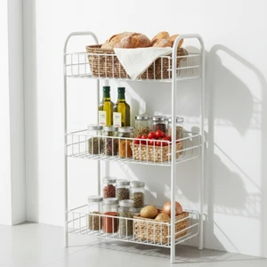 3 Katlı Çok Amaçlı Metal Raf, Mutfak Raf, Banyo Raf, Düzenleyici