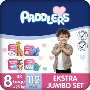Bebek Bezi 8 Numara XXX-Large 112 Adet (25+Kg) Ekstra Jumbo Set