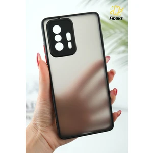 Xiaomi Mi 11T 5g Uyumlu Kılıf Kamera Korumalı Renkli Tuşlu Transparan Kapak