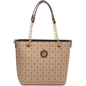 Bej Print Kadın Omuz Çantası - S1WPR0000801-T2E