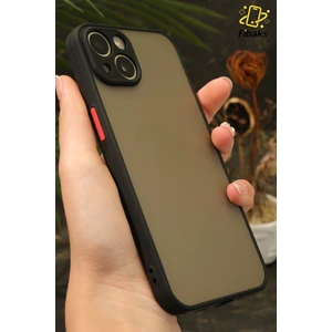 Apple iPhone 15 Kılıf Mat Parmak Izi Yapmaz Kamera Korumalı Renkli Tuşlu Sert Silikon