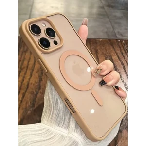 Apple iPhone 16 Pro Uyumlu Kılıf Magsafe Wireless Şarj Özellikli Tam Koruma Renkli Sert Kapak