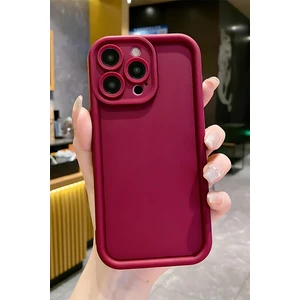 Apple iPhone 14 Pro Max Kılıf Kamera Korumalı Yumuşak Dokulu Renkli Silikon Kapak