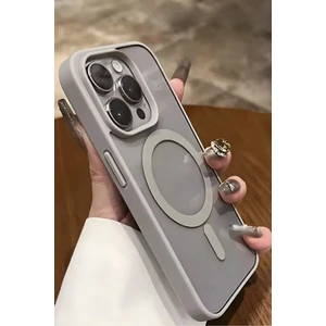 Apple iPhone 15 Pro Max Uyumlu Kılıf Magsafe Wireless Şarj Özellikli Tam Koruma Renkli Sert Kapak