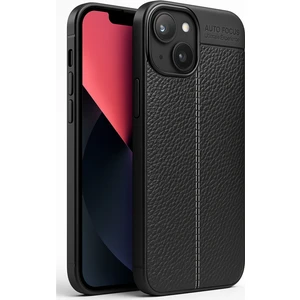 Apple iPhone 13 Kılıf Rugan Armor Deri Görünümlü Parmak İzi Yapmaz Dayanıklı Niss Silikon Kapak