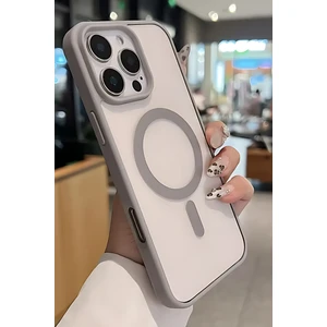 Apple iPhone 16 Pro Uyumlu Kılıf Magsafe Wireless Şarj Özellikli Tam Koruma Renkli Sert Kapak