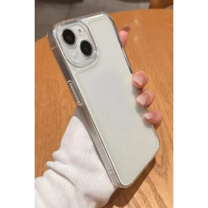 Apple iPhone 15 Kılıf Kamera Korumalı Şeffaf Ultra Ince Esnek Renksiz Silikon Kapak