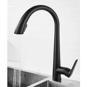 Yedi Yapı Gizli Spiralli Mutfak  Evye Bataryası Siyah