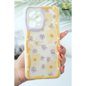 Xiaomi Redmi Note 12 Pro 5g Kılıf Tasarımlı Desenli Kamera Korumalı Papatya Çiçek Renkli Silikon Kapak