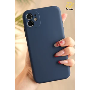 iPhone 11 Kılıf Kadife Lansman Soft Yumuşak Liquid Silikon Kamera Korumalı Mara