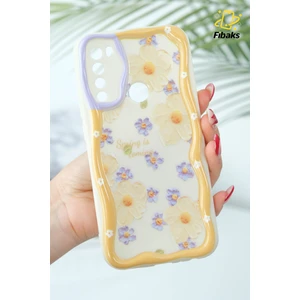 Xiaomi Redmi Note 8 Uyumlu Kılıf Tasarımlı Desenli Kamera Korumalı Papatya Çiçek Renkli Silikon Kapak