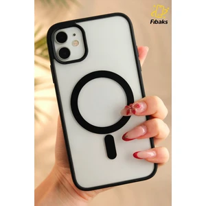 Apple iPhone 11 Kılıf Magsafe Wireless Şarj Özellikli Tam Koruma Renkli Sert Silikon Ege Kapak