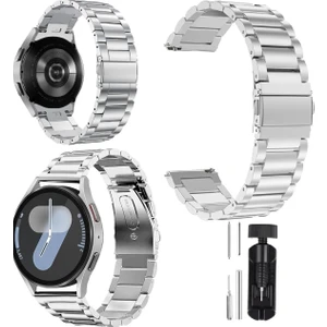 Xiaomi Redmi Watch 5 Active / Watch 5 Lite Uyumlu Paslanmaz Çelik Klipsli Saat Kordon ve Kısaltıcı