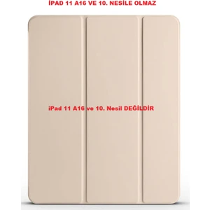 Apple iPad Air 11 10.9 Inç Air 4 5 6 2020 2022 2024 Kılıf Pu Deri Ön Arka Tam Koruma Standlı Katlanabilir Uyku Modlu Smart Kapak
