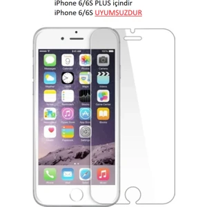 Apple iPhone 7 Plus Ekran Koruyucu Kısa Temperli Sert Cam 9H Kırılmaz Cam Koruma Maxi