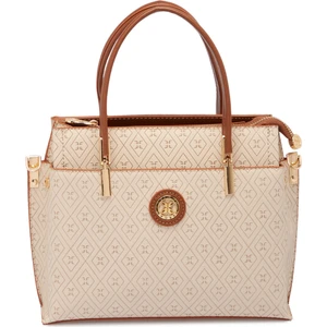 Bej Print Kadın Omuz Çantası - S1WPR0000803-S7G