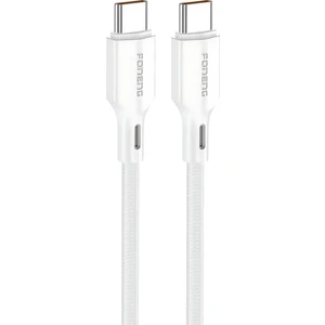 Samsung Huawei Xiaomi iPhone Uyumlu 60W Type-C To Type-C 1 Metre Foneng Örgü Hızlı Şarj Data Kablosu