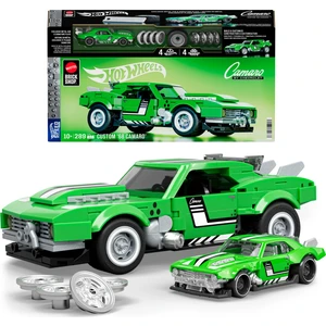 Mattel Brick Shop™ Hot Wheels® Speed Serisi - Custom '68 Camaro® Yapı Oyuncağı Seti (289 Parça), Koleksiyoncular Için JFT16