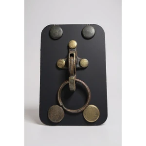 Tanto Bushcraft Doğal Deri Dokuma Kemer Askısı – Klipsli Anahtarlık & Aksesuar Taşıyıcı (8 cm)