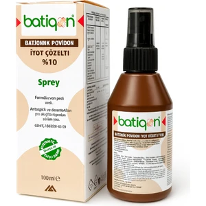 Batigon Batikon Povidon Iyot Çözeltisi %10 Sprey 100 ml – Antiseptik ve Dezenfektan