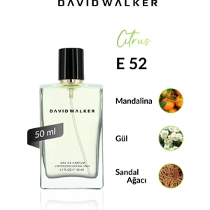 David Walker E52 Yesterday 50 ml Erkek Parfüm | Citrus-Meyve