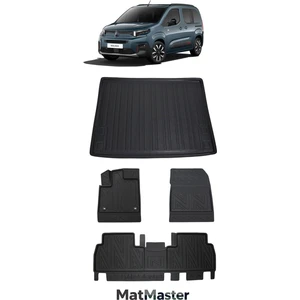 Citroen Berlingo 2024 Model 5d Premium Ekstra Havuzlu Paspas ve Bagaj Havuzu Set