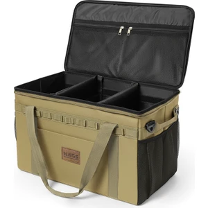 Oto Organizer Düzenleyici, Taktik Çanta Yalıtımlı Soğutucu Yemek Taşıma Çantası, 45 Lt, Haki