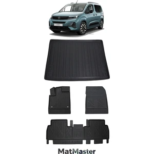 Opel Combo 2025 Model 5d Premium Elstra Havuzlu Paspas ve Bagaj Havuzu Set