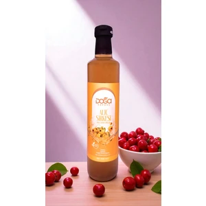 Doğal Fermente Alıç Sirkesi - %100 Katkısız, Bağışıklık ve Kalp Sağlığı Destekleyici, 500ML Cam Şişe