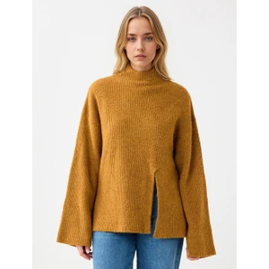 Jimmy Key  Hardal Loose Balıkçı Yaka Triko Kazak