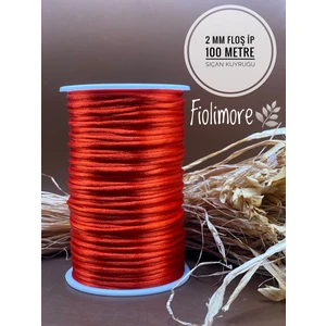 Floş Ip 2 mm (Sıçan Kuyruğu) (1 Bobin 100 Metre) Takı Aksesuar Kolye Bileklik